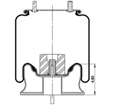 42.88.777.90806 - Körük Komple Metal Piston W013589466