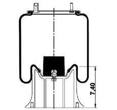 42.88.777.90809 - Körük Komple Plastik Piston W013589241