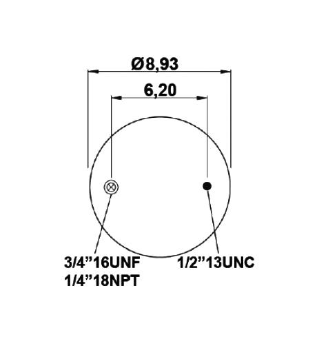 Körük Komple Plastik Piston W013589241 - 42.88.777.90809