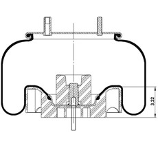 42.88.777.90810 - Körük Komple Plastik Piston W013588729