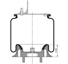 42.88.777.90811 - Körük Komple Plastik Piston W013589616