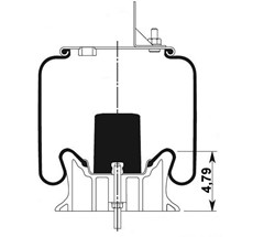 42.88.777.90813 - Körük Komple Plastik Piston W013589647