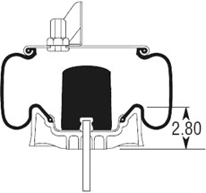 42.88.777.90814 - Körük Komple Plastik Piston W013589625