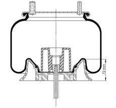 42.88.777.90815 - Körük Komple Plastik Piston W013588971