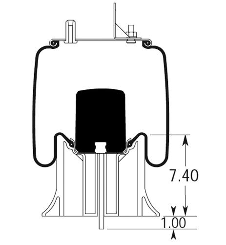 Körük Komple Plastik Piston W013589473 - 42.88.777.90818