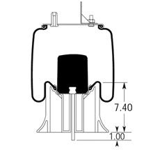 42.88.777.90818 - Körük Komple Plastik Piston W013589473