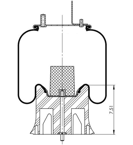 Körük Komple Plastik Piston W013589504 - 42.88.777.90819