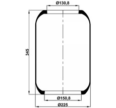 12.88.777.90827 - Körük Roll 3415-25 2L