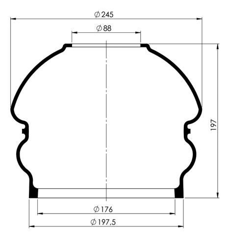 Пневмодушка (чулок) Toyo 85 - 38.88.777.90839