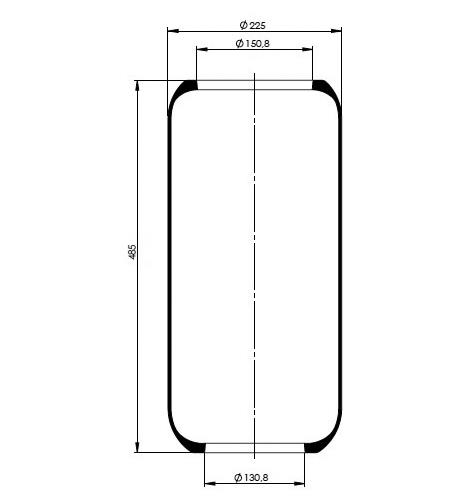 Air Spring Roll 36306 - 12.88.777.90856