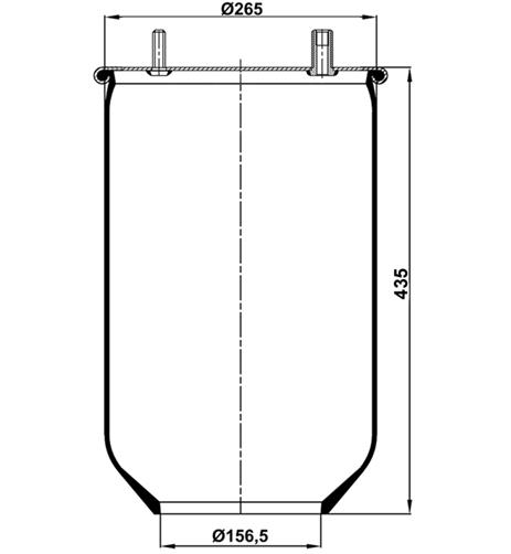 Körük Pistonsuz D13b04 - 45.88.777.90871