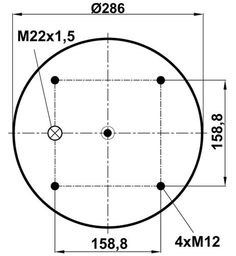 Körük Pistonsuz D13b14 - 85.88.777.90883