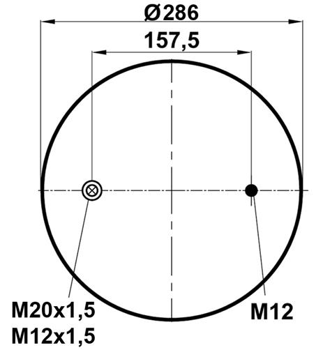 Körük Pistonsuz 	W01M588762 - 85.88.777.90884