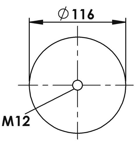 Пневмоподушка без стакана W01m586287 - 92.88.777.90903