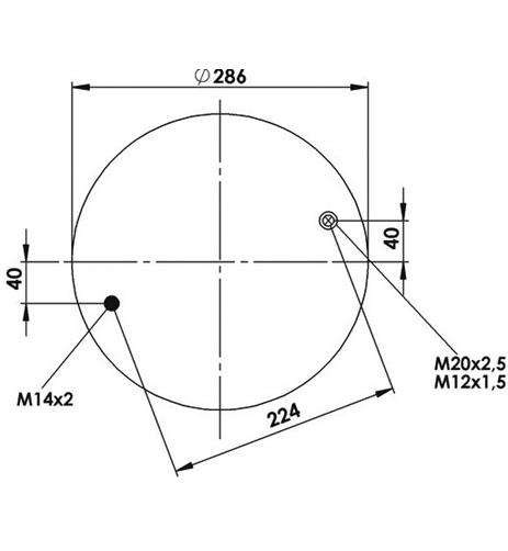 Körük Pistonsuz 1R13724 - 42.88.777.90937