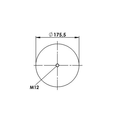 Körük Pistonsuz 1R13724 - 42.88.777.90937