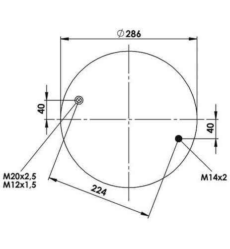 Körük Pistonsuz 1R13728 - 42.88.777.90938