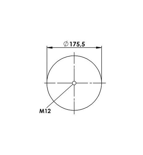 Körük Pistonsuz 1R13728 - 42.88.777.90938