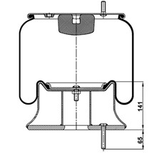 45.88.777.90953 - Körük Komple Metal Piston W01m588772