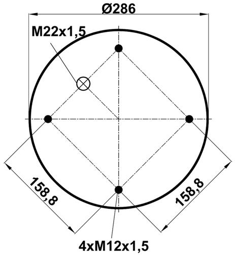 Körük Komple Metal Piston W01m588772 - 45.88.777.90953