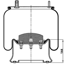 84.88.777.90954 - Körük Komple Metal Piston W01m589910