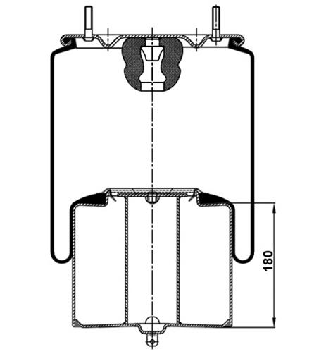 Körük Komple Metal Piston 39780K - 12.88.777.90956