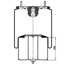 12.88.777.90956 - Körük Komple Metal Piston 39780K