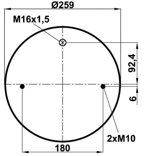 Körük Komple Metal Piston 39780K - 12.88.777.90956