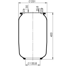 45.88.777.90959 - Körük Pistonsuz Trl250lh