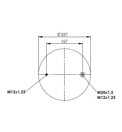 Air Spring W/O Piston 34236s - 92.88.777.90960