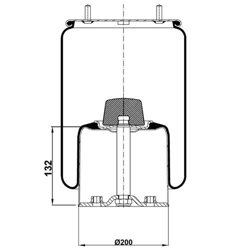 Air Spring With Metal Piston 724Np02 - 92.88.777.90963