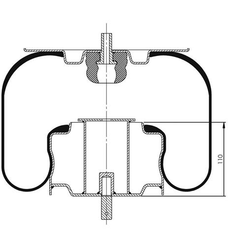 Körük Komple Metal Piston 1415Np02 - 11.88.777.90967