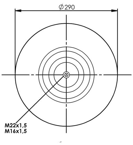 Körük Komple Metal Piston 1415Np02 - 11.88.777.90967