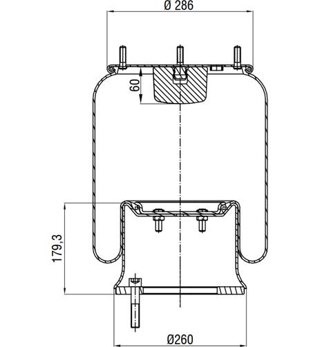 Air Spring With Metal Piston W01m588794 - 92.88.777.90968