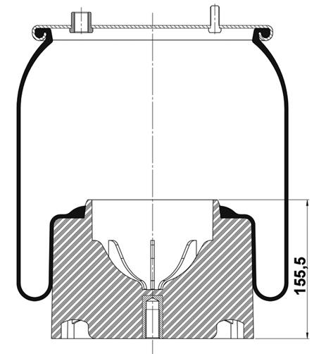 Körük Komple Plastik Piston 836Mk1 - 14.88.777.90970