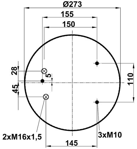 Körük Komple Plastik Piston 836M2k1 - 14.88.777.90971