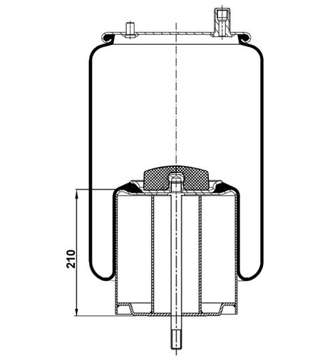 Körük Komple Metal Piston  V1dk19-1 - 84.88.777.90973