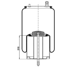 84.88.777.90973 - Körük Komple Metal Piston  V1dk19-1