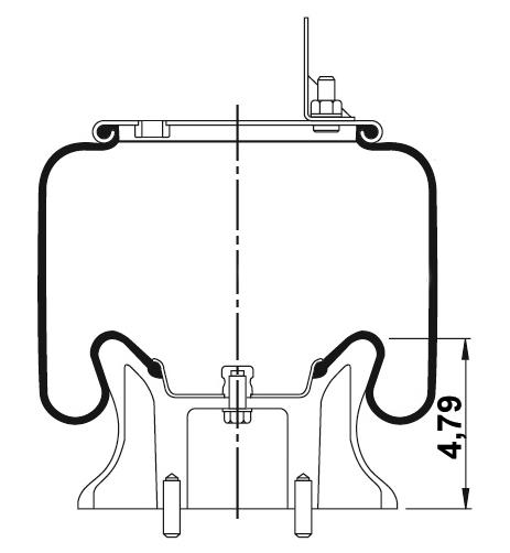 Körük Komple Metal Piston W013589296 - 15.88.777.90977