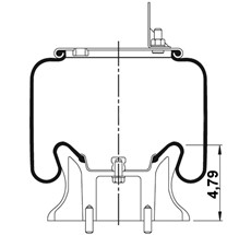 15.88.777.90977 - Körük Komple Metal Piston W013589296