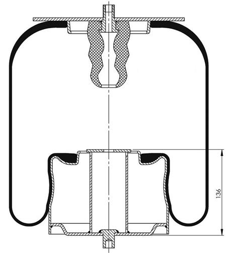 Körük Komple Metal Piston 817Mb - 31.88.777.90979