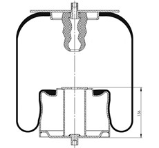 31.88.777.90979 - Körük Komple Metal Piston 817Mb