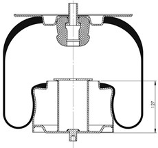 84.88.777.90981 - Körük Komple Metal Piston 1924N1P05