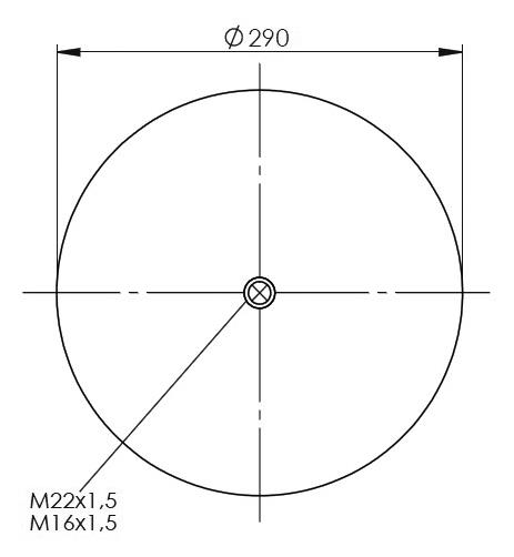 Körük Komple Metal Piston 1924N1P05 - 84.88.777.90981