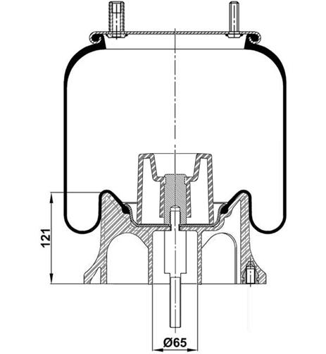 Körük Komple Plastik Piston V1dk27b-1 - 18.88.777.90983