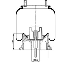 18.88.777.90983 - Körük Komple Plastik Piston V1dk27b-1