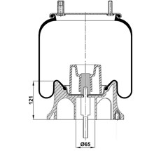 18.88.777.90985 - Körük Komple Plastik Piston V1dk27b-2