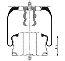 18.88.777.90990 - Körük Komple Metal Piston 921Mb