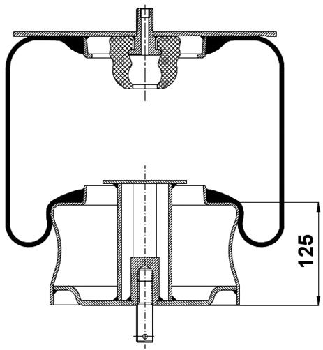 Körük Komple Metal Piston 782Mb-3 - 30.88.777.90991