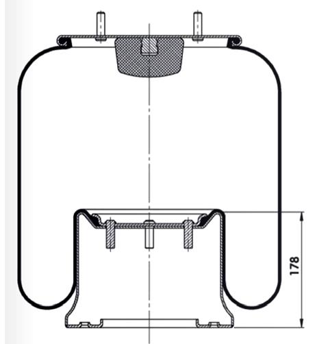 Körük Komple Metal Piston 1R14-746 - 45.88.777.90992